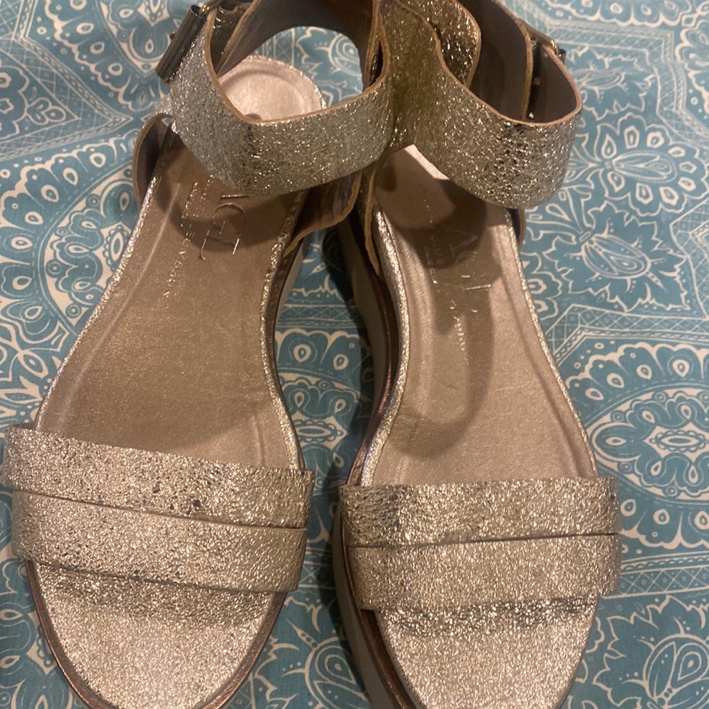 AGL Platform sandal silver